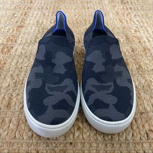 Rothy’s Sneakers Grey Camo Print, Size 8.5